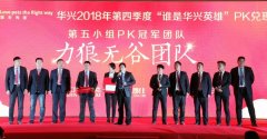 华兴2018年第四季度“谁是华兴英雄”PK兑现大会